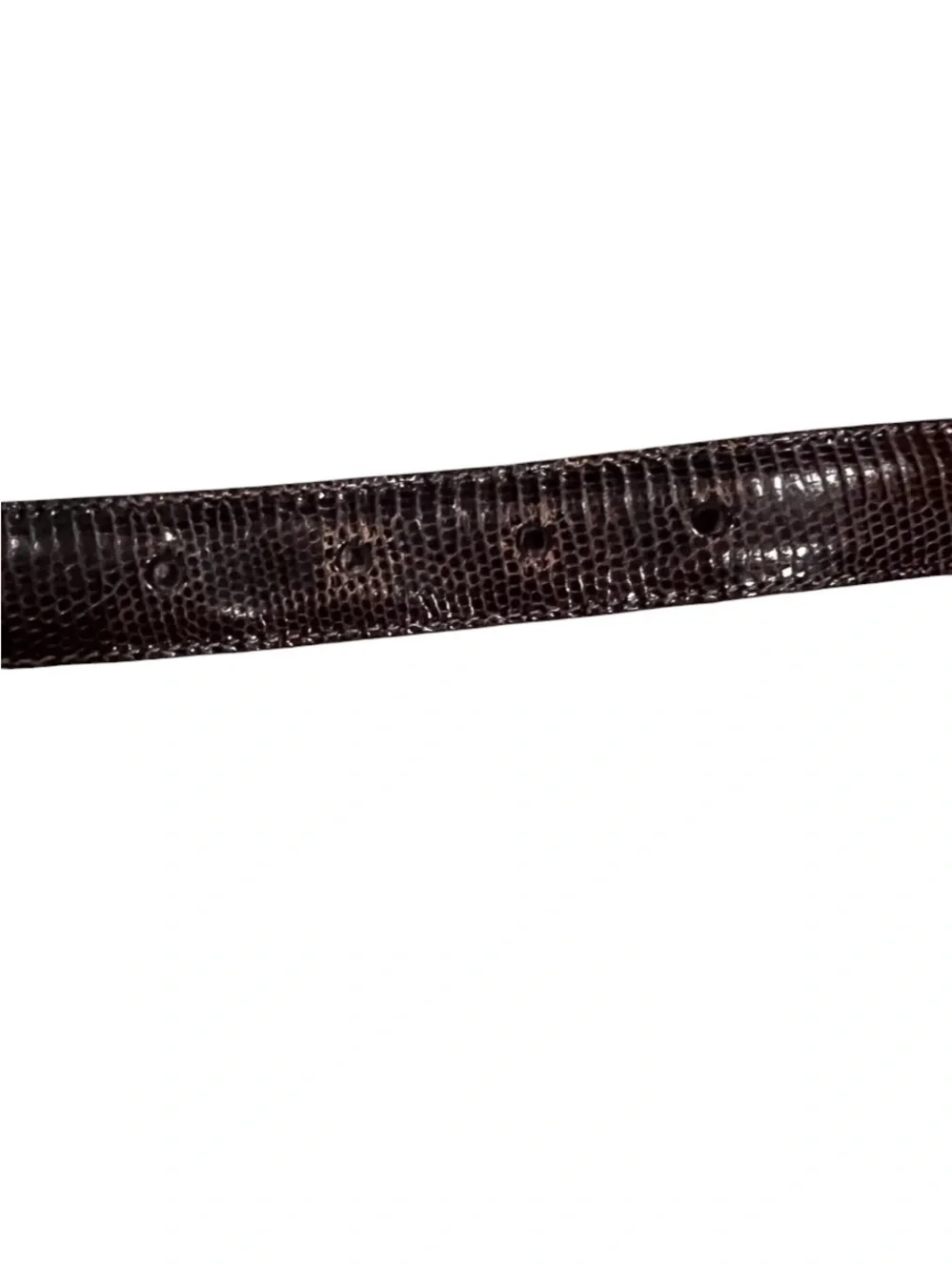Brighton Belt , brown textured with silvertone hardware size small
